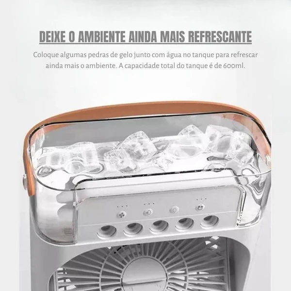 Ventilador Umidificador Portátil GelaAki