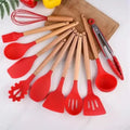 KIT 12 Utensílios de Cozinha de Silicone MandaAki